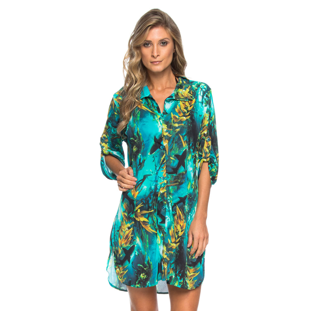 chemise longo praia